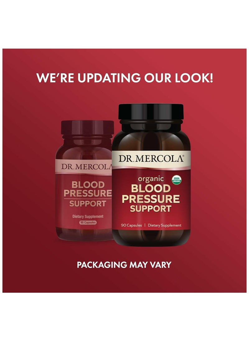 Dr. Mercola Organic Blood Pressure Support 90 Capsules Dietary Supplement  - Image 2