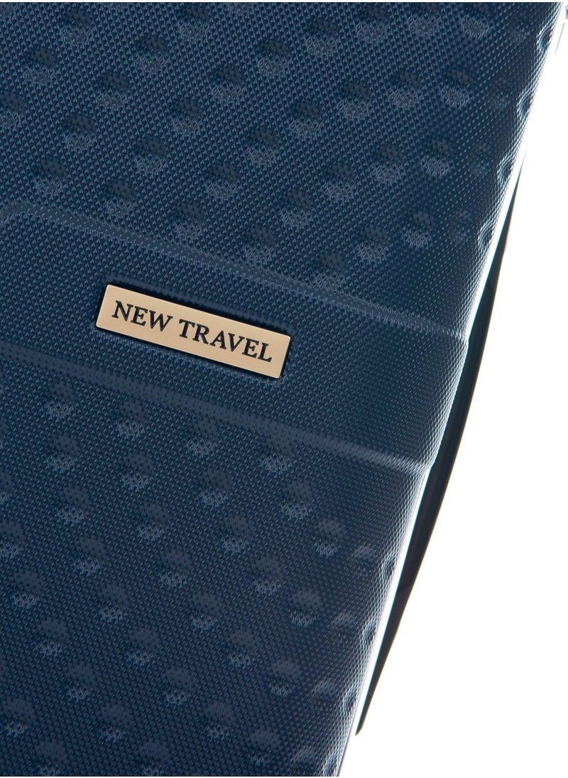 NEW TRAVEL NEW TRAVEL HARD Luggage set 3 pieces size 28/24/20  inch BR1097/3P-Navy  - Image 3