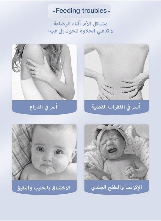 ميكسد متعددة الوظائف وسادة للرضاعة الطبيعية ، وتوفير المزيد من الدعم للأم والطفل الرضاعة الطبيعية وسادة ، وسادة كبيرة للرضاعة الطبيعية ، وسادة للرضاعة الطبيعية  - Image 5