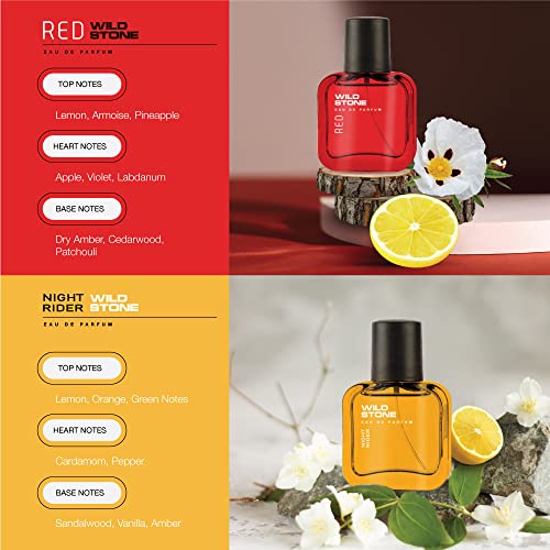 Wild Stone Night Rider and Red Long Lasting Perfume for Men, Pack of 2 (30ml each)|Perfume for Men - Image 2