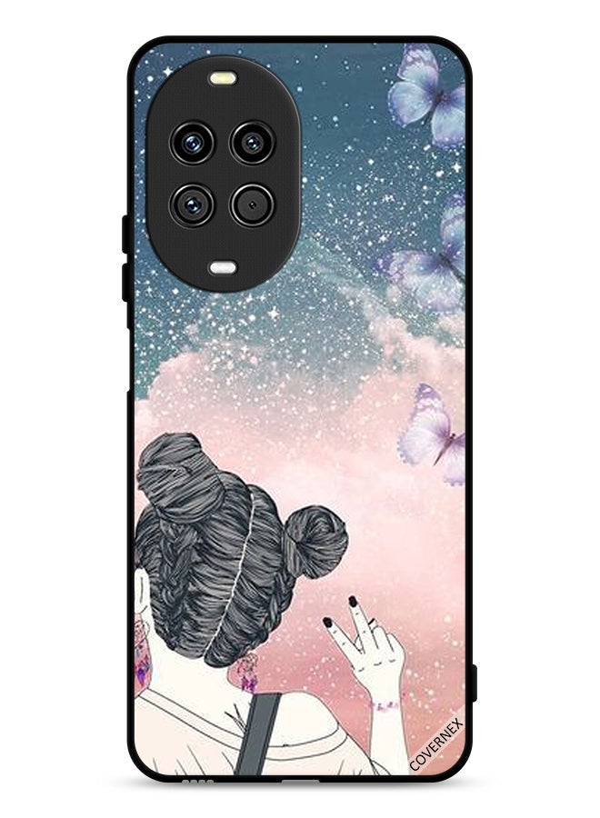 Covernex Huawei nova 14 Pro 5G Protective Case Cover Making Victory Sign Art