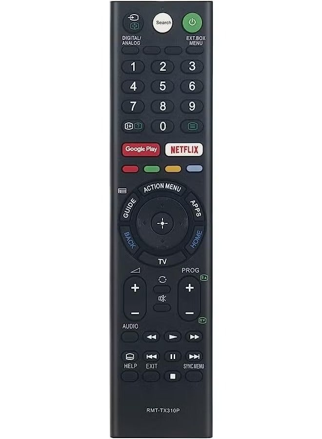 بروماس Rmf-Tx310P جهاز تحكم عن بعد بديل بالأشعة تحت الحمراء لا يوجد صوت مناسب لتلفزيون سوني Kd-75X9000F Kd-65X9000F Kdl-43W800F Kd-70X8300F Kd-60X8300F Kd-85X8500F Kd-55X9000F - Image 1