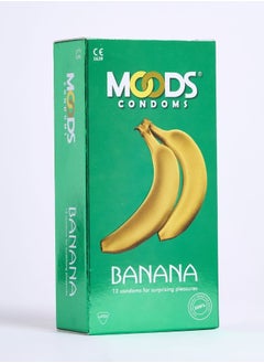 Moods Banana Condoms 12 Pieces  - Image 2