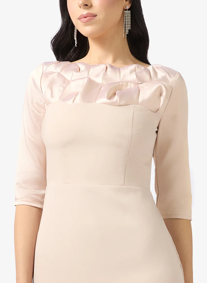 Namshi x  Two Tone Mermaid Dress in Mikado for Women | Best Price UAE