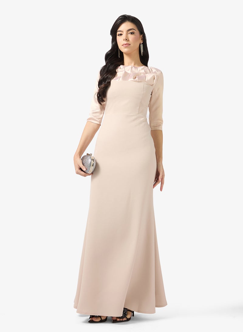 Namshi x Two Tone Mermaid Dress in Mikado - Image 5