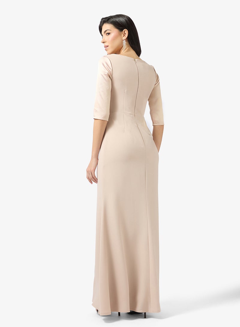 Namshi x Two Tone Mermaid Dress in Mikado - Image 2