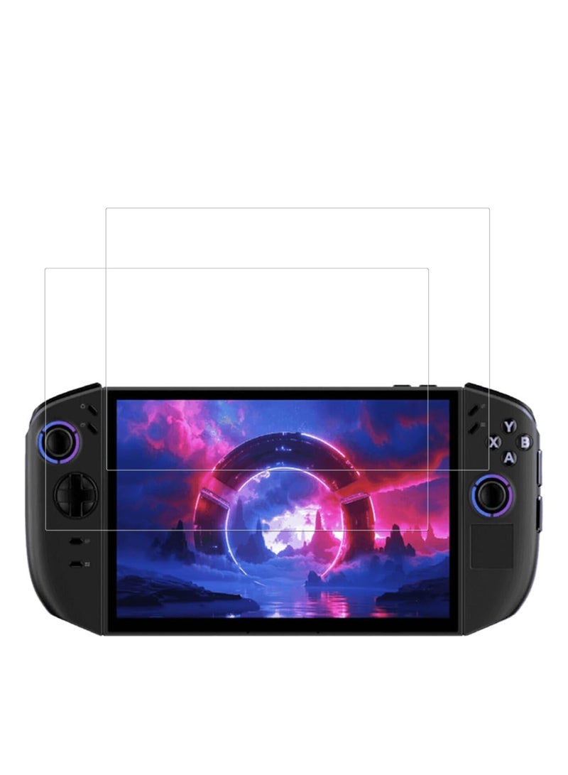 2 حزمة واقي الشاشة لشركة لينوفو ليجيون الذهاب 2 وحدة تحكم لعبة الفيديو المحمولة,حراس فيلم الزجاج المقوى,فقاعة مجانية,HD واضحة,مقاومة للغاية,مكافحة الخدش - Image 2