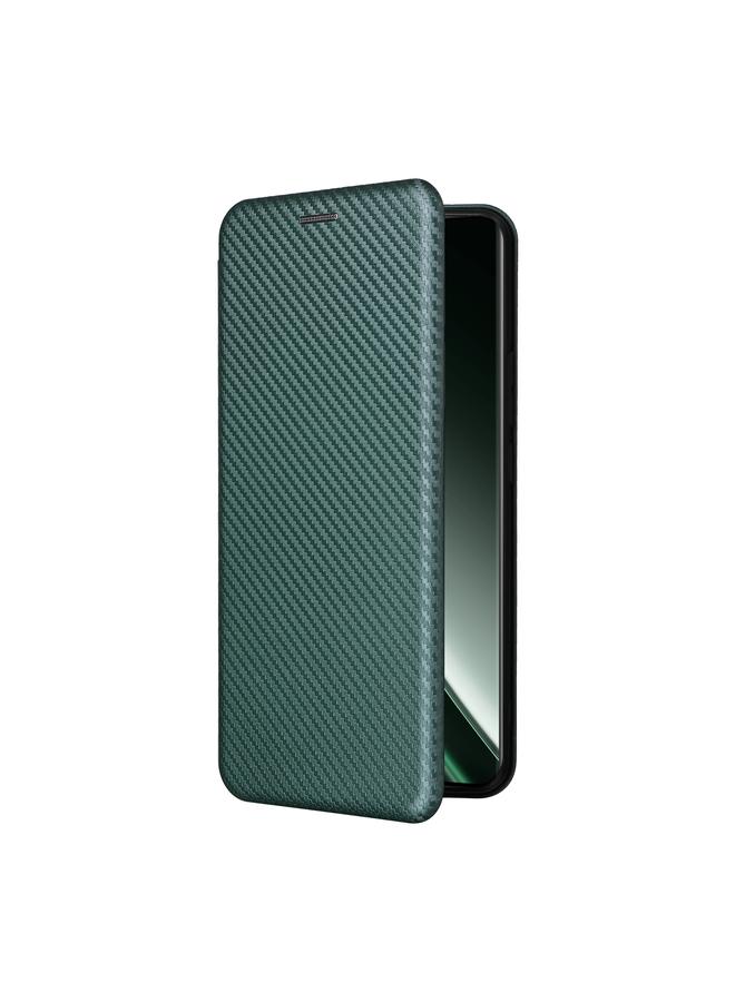 إيروريكس جراب هاتف Realme GT 6 / GT 6T مصنوع من ألياف الكربون وجلد قابل للطي - Image 2