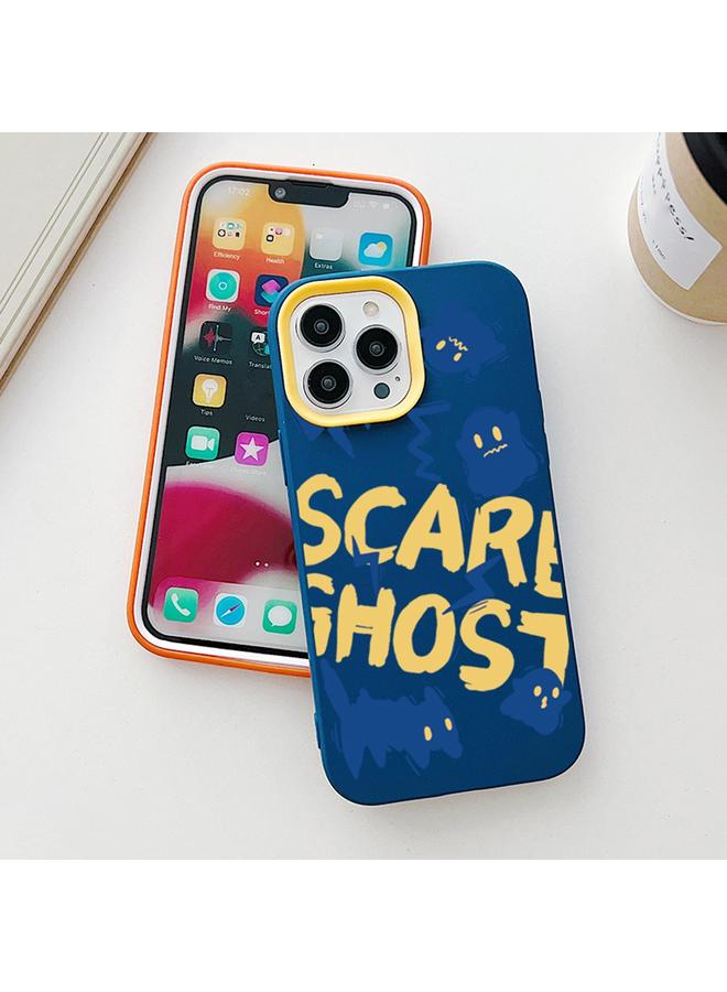 اس-توب جراب لهاتف iPhone 14 Pro Scared Ghost PC Hybrid TPU - Image 4