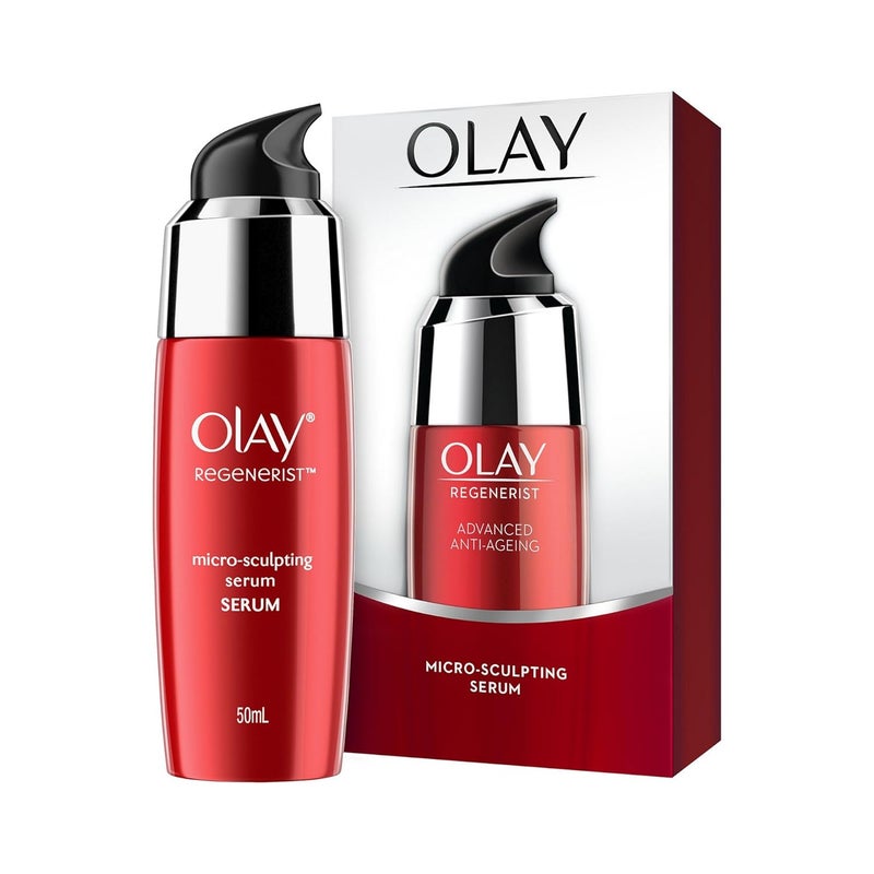 Olay Serum Regenerist Microsculpting Serum 50 ml and Olay Night Cream Regenerist Micro Sculpting Moisturiser 50 g - Image 4