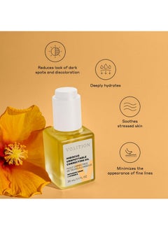 VOLITION Volition Beauty Hibiscus Unspottable Correcting Oil with CoQ10 & Vitamin E 35ml/1.1oz - Minimizes Look of Dark Spots, Soothes, Brightens  - Image 2