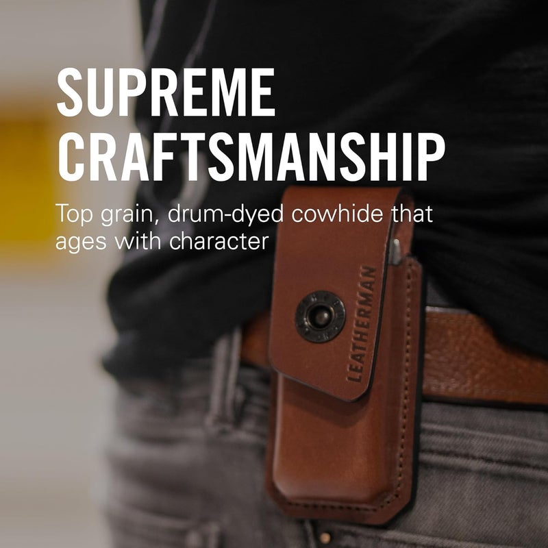 LEATHERMAN غلاف جلد فاخر من أينسوورث للأدوات المتعددة (4 بوصة) - Image 2