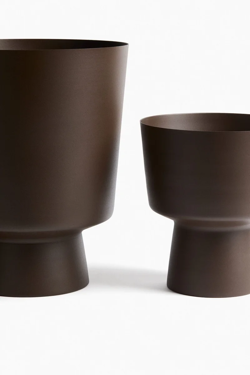 H&M Metal plant pot
