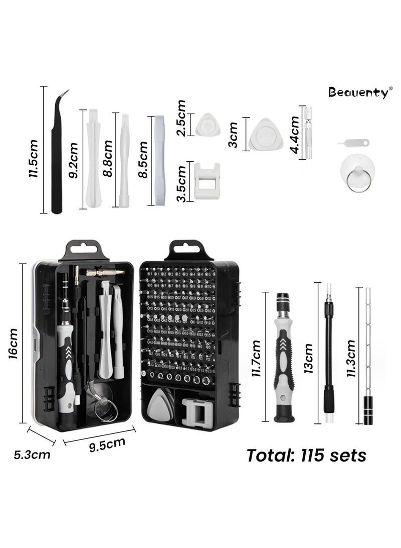 BP 115 in 1 Screwdriver Set, magnetic DIY Precision Tool kit for Glasses PC Laptop Mobile Cell Phone Digital Watch - Image 3