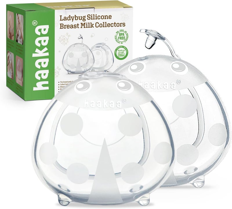haakaa Ladybug Milk Collectors Breastmilk Catcher Wearable Nursing Cups - Image 1