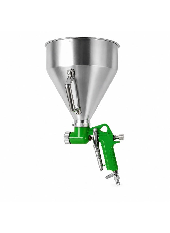 WULF Epoxy Spray Gun 5000CC Heavy Duty Hopper Spray Gun for Wall Texture, Cement Mortar, Plaster, Paint & Decorative Coating Applications - Image 3