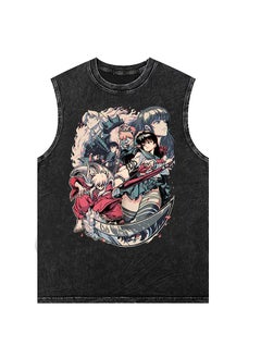 KUYING Summer One Piece Lunch Break Loose Casual Vest  - Image 1