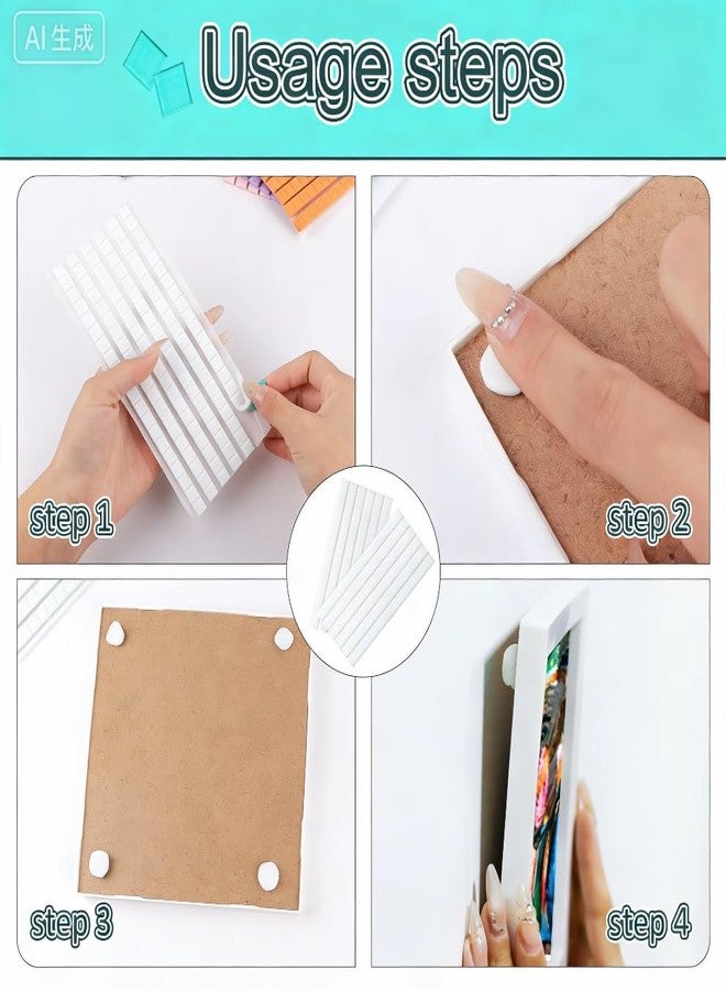 Feosky Adhesive Poster Sticky Tack Putty, Reusable and Removable Adhesive Putty, 120PCS, Mounting Putty for displaying Wall Paintings, Museum Art Photography, Picture, Crafts (White, Pack of 1) - Image 5