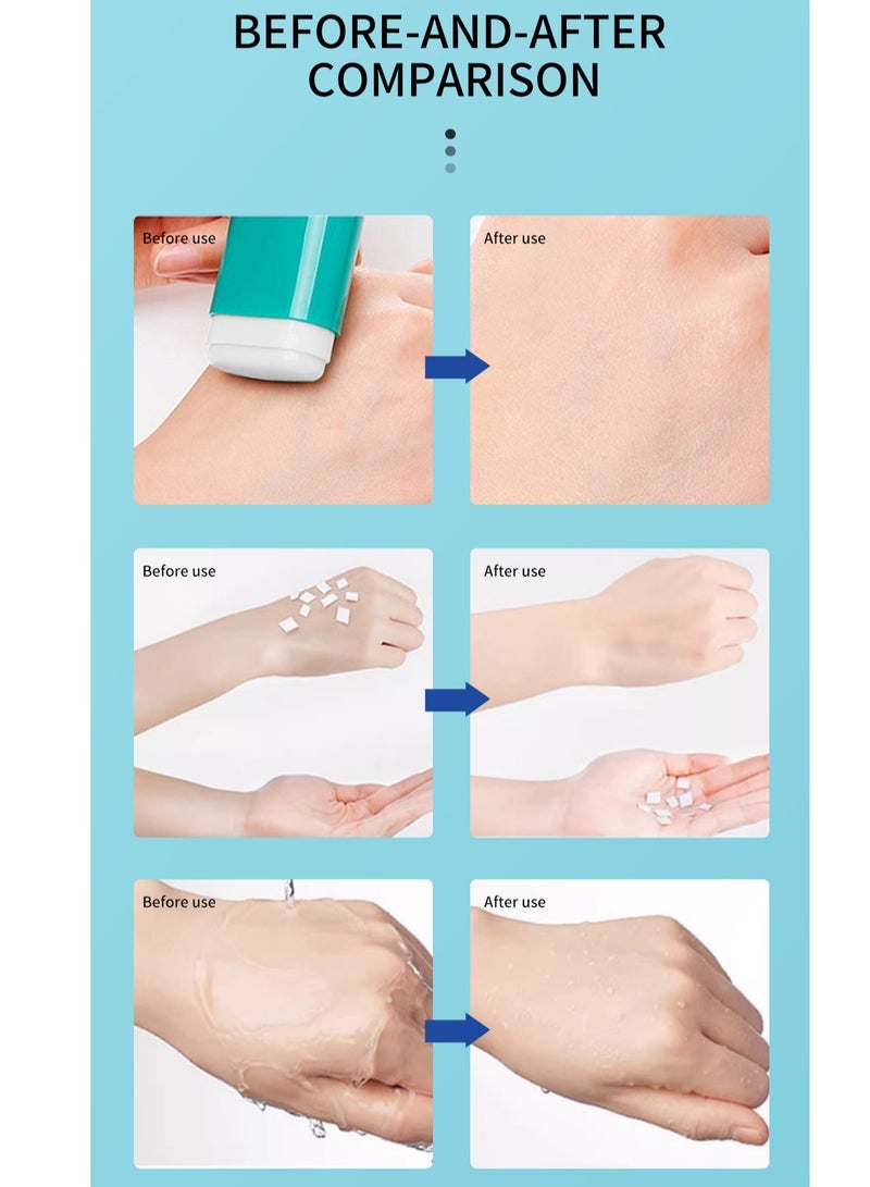 QANZIRE Centella asiatica sunscreen stick SPF50+ PA++++ No acne, no sensitivity, high efficiency sunscreen, clear and sweat-proof/20g - Image 4