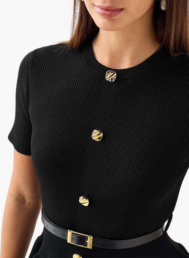 2Xtremz Crew Neck Peplum Top - Image 5