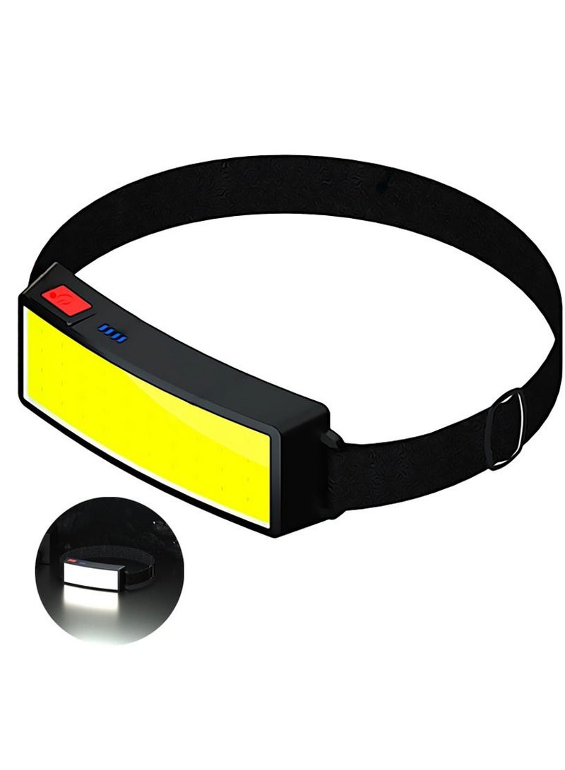 توبيز مصباح أمامي جديد COB USB قابل لإعادة الشحن مصباح LED كشاف للتخييم في الهواء الطلق مصباح أمامي قوي للاستخدام اليومي - Image 1