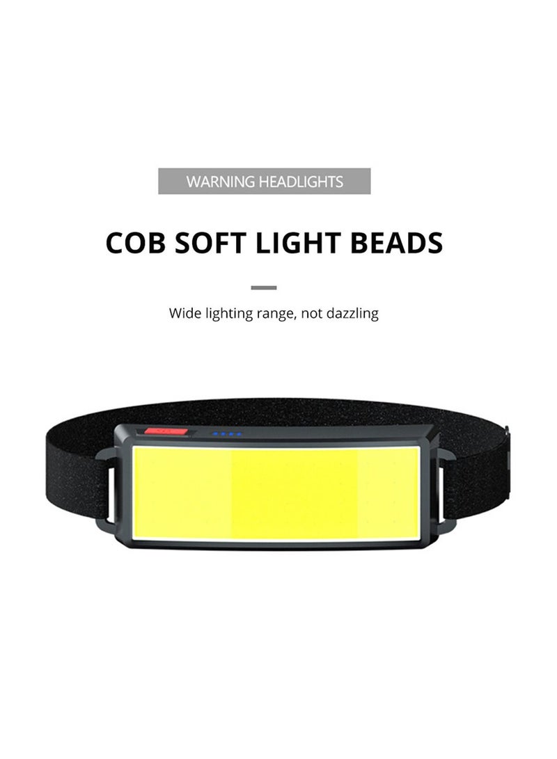 توبيز مصباح أمامي جديد COB USB قابل لإعادة الشحن مصباح LED كشاف للتخييم في الهواء الطلق مصباح أمامي قوي للاستخدام اليومي - Image 4