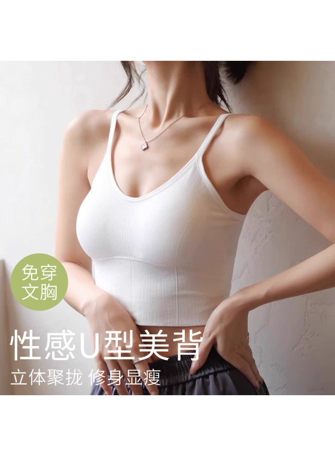 LANG SHA حمالة صدر غير سلكية بدون seams للنساء، قابلة للارتداء كقميص بدون أكمام، قطعة واحدة - Image 3