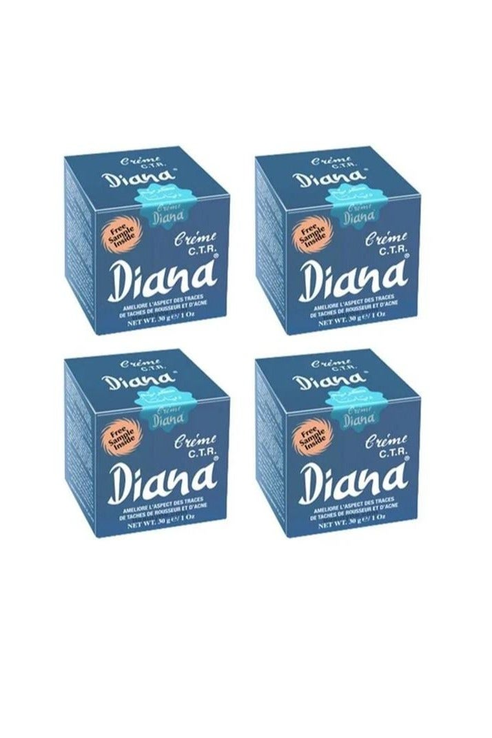 Diana-4 قطع من كريم ديانا لتبييض الوجه 30 جرام 1 Diana 4 قطع من كريم ديانا لتبييض الوجه 30 جرام