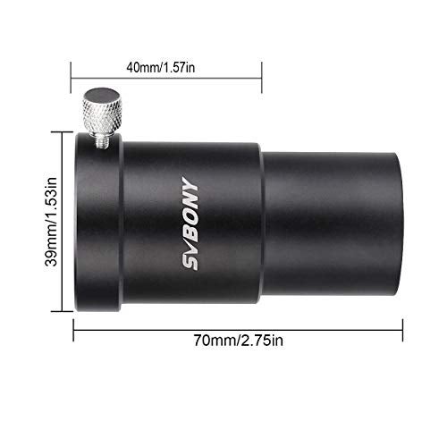 SVBONY SV157 Extension Tube 1.25 inch Optical Length 40mm Total Length 70mm Extension Tube for Telescope (70mm) - Image 2