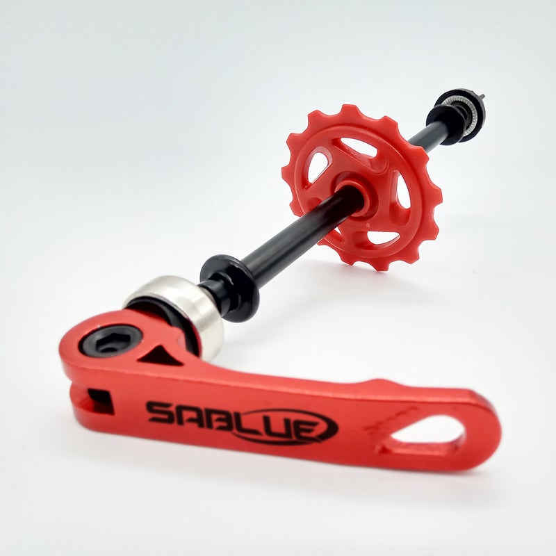 SABLUE SABLUE FLOAT ON AXLE Bike Chain Keeper Holder Dummy Sleeping Hub Tool Bicycle Cleaning Transporting RED