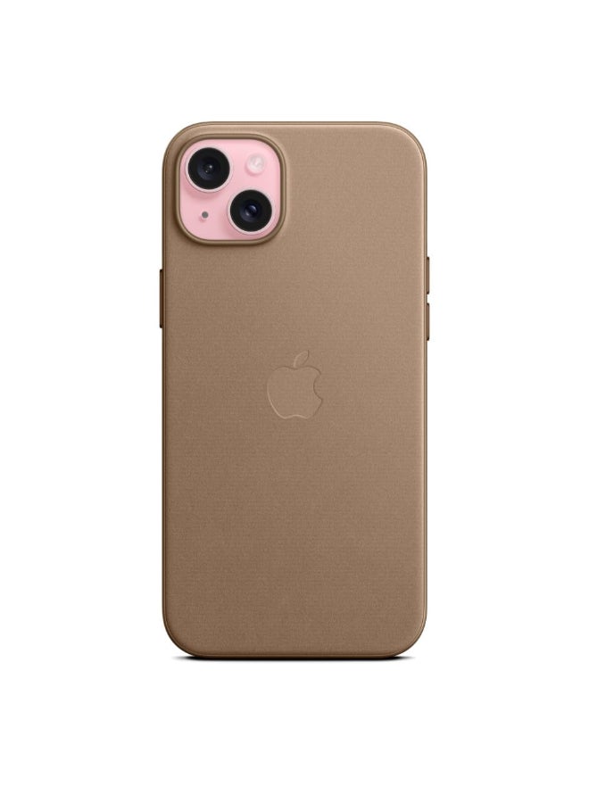 Apple Certified Pre Owned - iPhone 15 Plus FineWoven Case with MagSafe - Taupe - Image 2