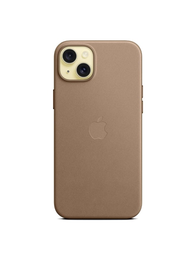 Apple Certified Pre Owned - iPhone 15 Plus FineWoven Case with MagSafe - Taupe - Image 3