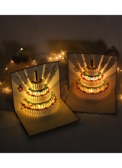 LKTOCAFT Music and Lighting Design 3D Pop-Up Card, Greeting Card for Birthday, Sturdy and Solid Cardstock Gift Card with Envelope and Thank You Card  - Image 5