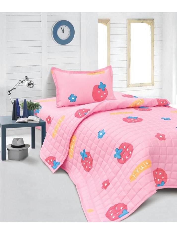 مينج لي طقم لحاف سرير مضغوط مكون من 3 قطع رسوم اطفال - Image 2