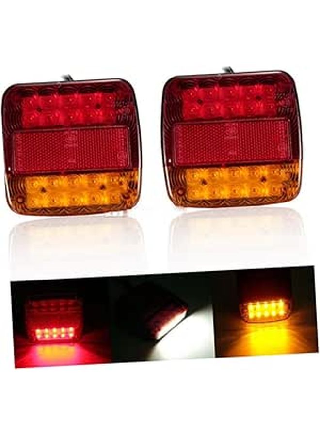 12V Waterproof LED Trailer Lights Kit Stop Tail Turn Functions Bright RV Lights - Image 1