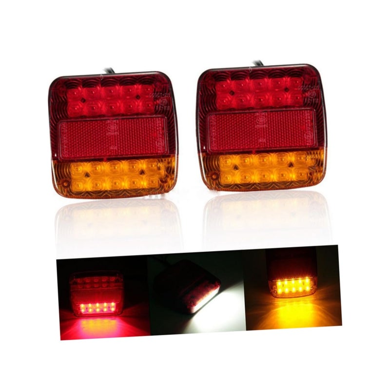 12V Waterproof LED Trailer Lights Kit Stop Tail Turn Functions Bright RV Lights - Image 2