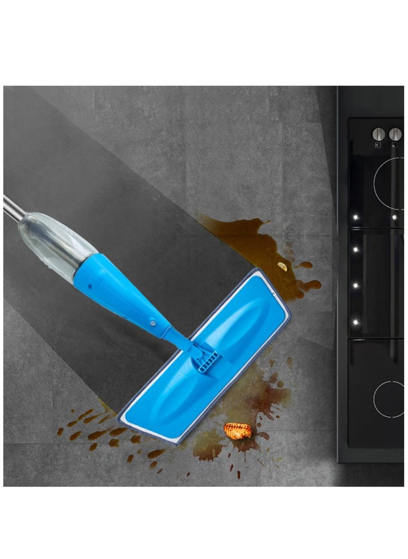 ARTC - ARTC Multi Functional Microfiber Floor Cleaning Healthy Spray Mop with Removable Washable Cleaning Pad and Integrated Water Spray Mechanism Blue - Image 1