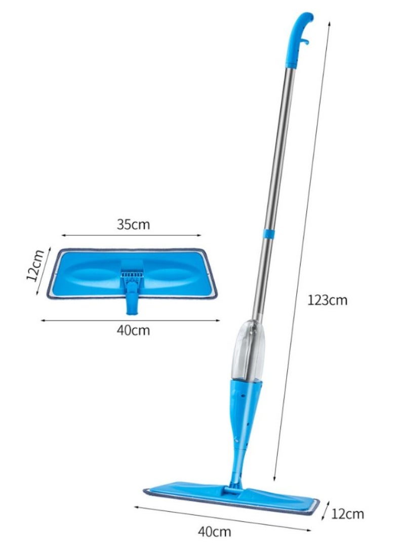 ARTC - ARTC Multi Functional Microfiber Floor Cleaning Healthy Spray Mop with Removable Washable Cleaning Pad and Integrated Water Spray Mechanism Blue - Image 1