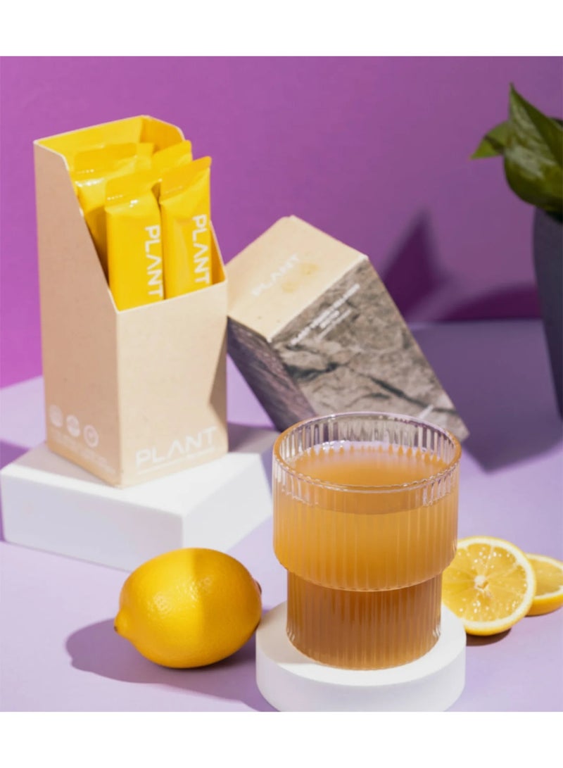 PLANT Biotin Collagen Lemon Flavor - 15 Liquid Sachets - Image 3
