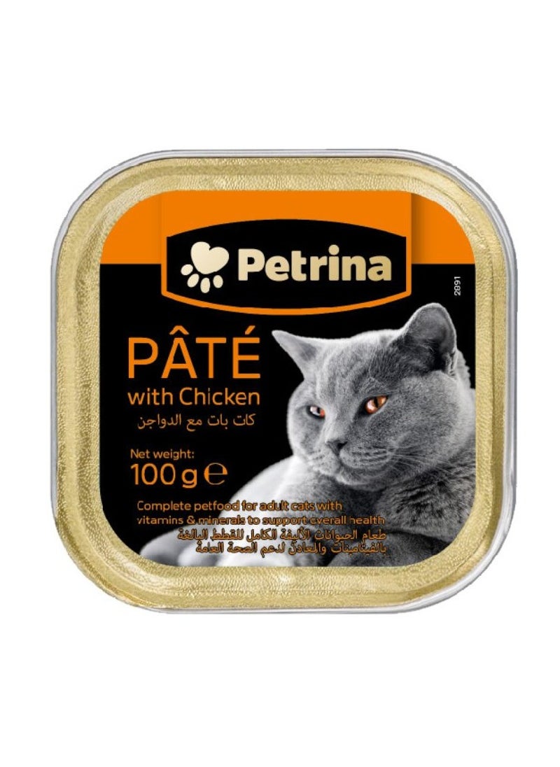 Petrina Cat Pate With Chicken 100g 