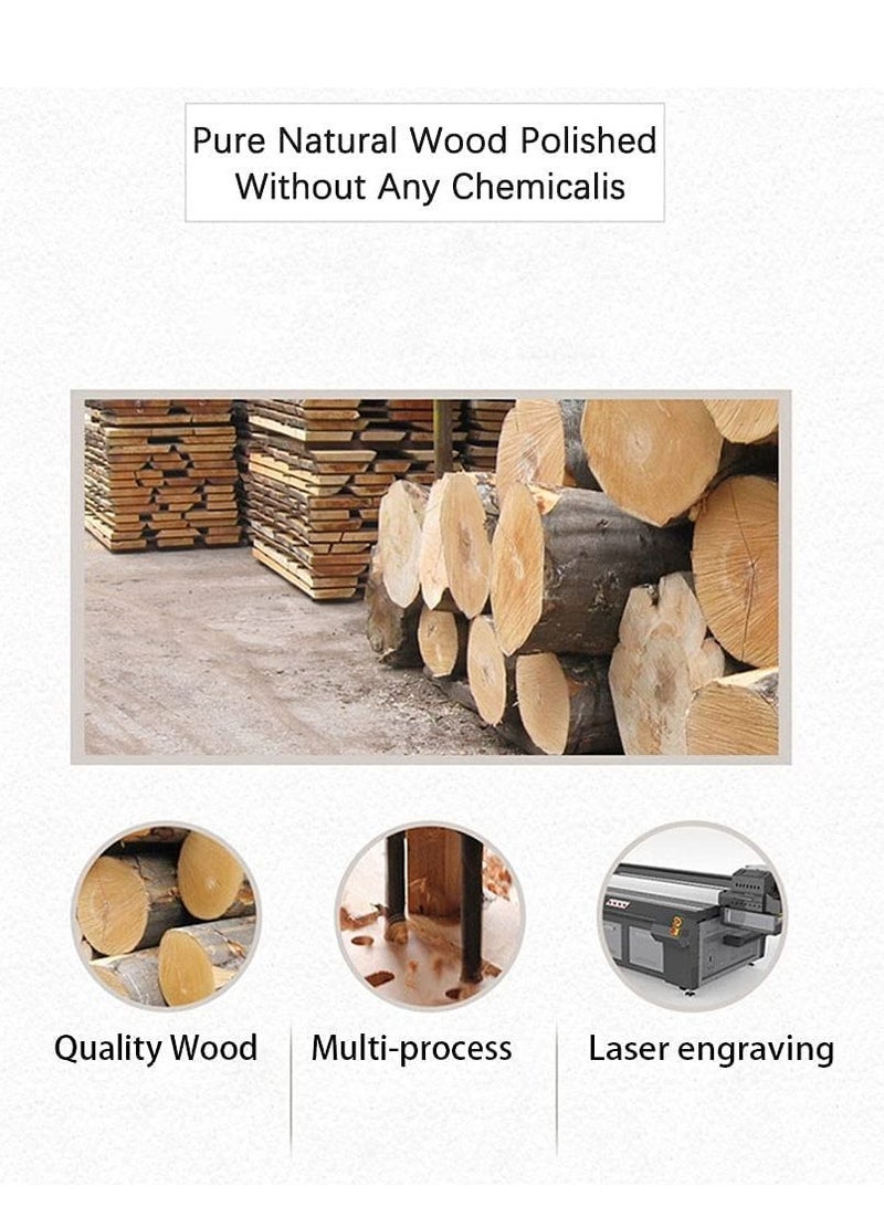 Excefore Tooth Box, Personality Wooden Kids Keepsake Organizer for Baby Teeth and Hair Photo, Shower & Birthday Gift, Storage Memory - Image 5