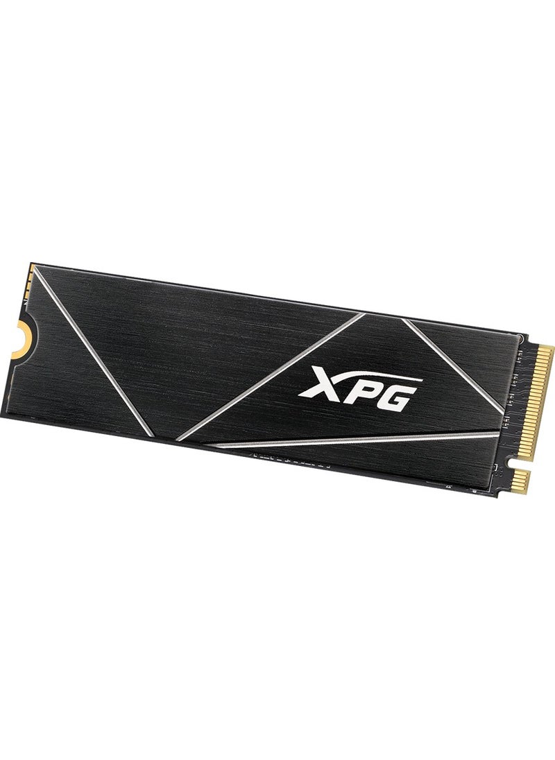ADATA - XPG Gammix S70 Blade 1TB Read:7400 Write:5500 MB/s PCIe Gen4x4 M.2 SSD with NVMe Cooler - Image 1