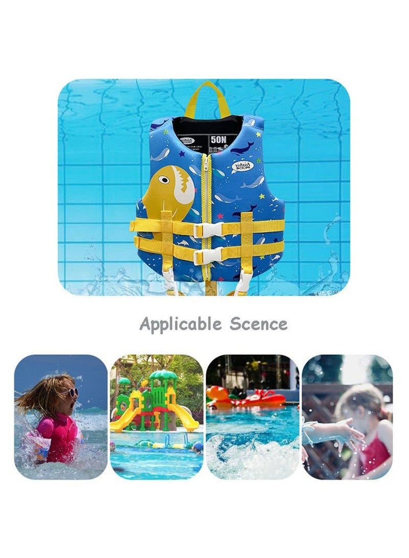 سترة سباحة للأطفال الصغار، سترات سباحة للأولاد والبنات، سترة سباحة عائمة، ملابس سباحة مقاومة للماء - Image 4