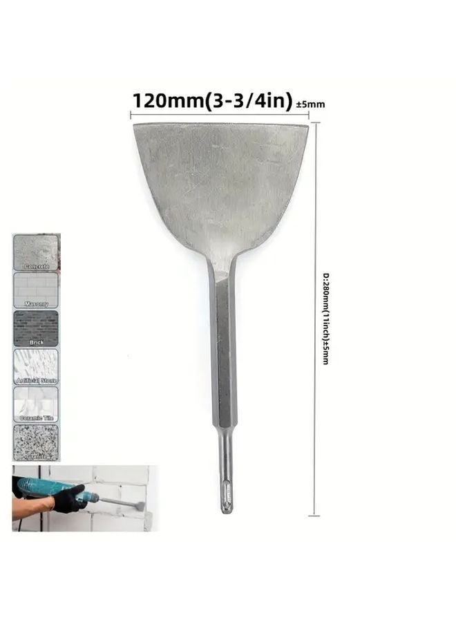 2Pcs Large Chisels Set Round Handle Ultra Thin for Cement Tiles Putty Work - Image 3
