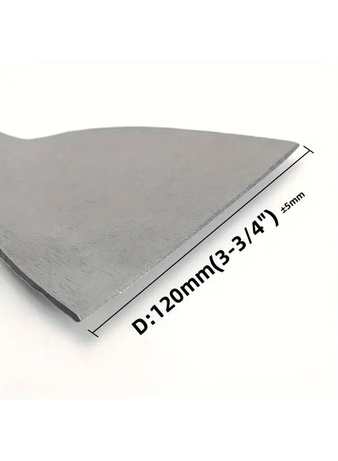2Pcs Large Chisels Set Round Handle Ultra Thin for Cement Tiles Putty Work - Image 4