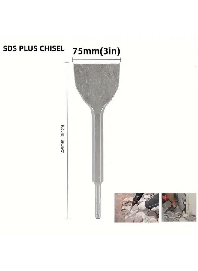 2Pcs Large Chisels Set Round Handle Ultra Thin for Cement Tiles Putty Work - Image 5