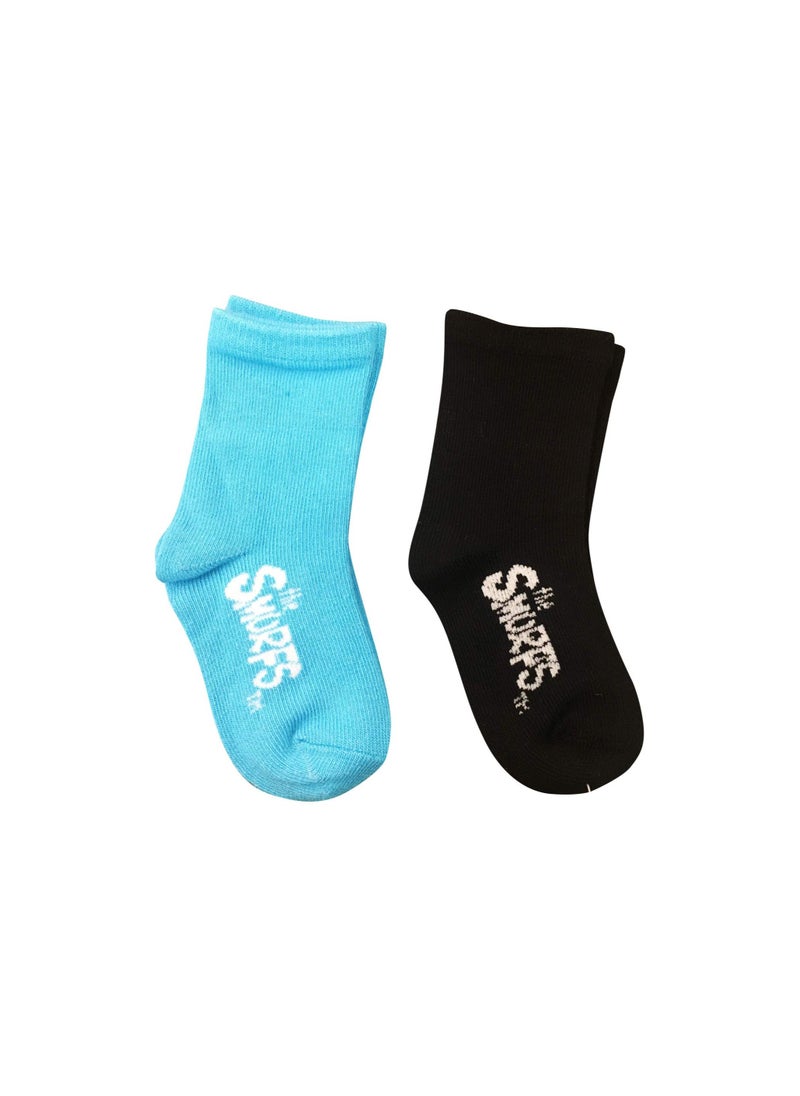 Smurfs Smurf Sock Solid 12-24M (Paiof 6),Set of 1