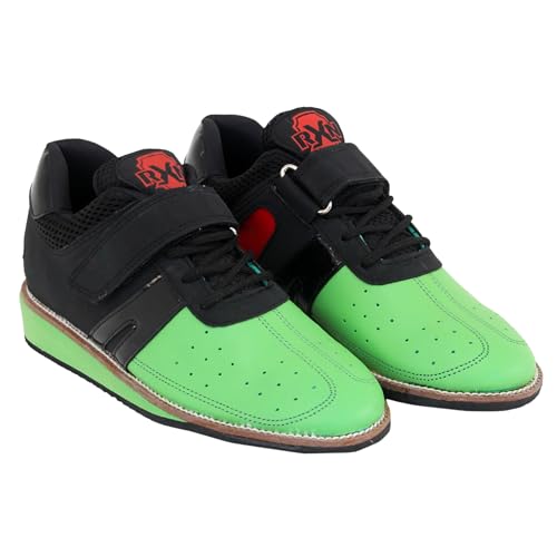 RXN Lifter Weightlifting Shoes for Mens (Green, 11) - Image 1