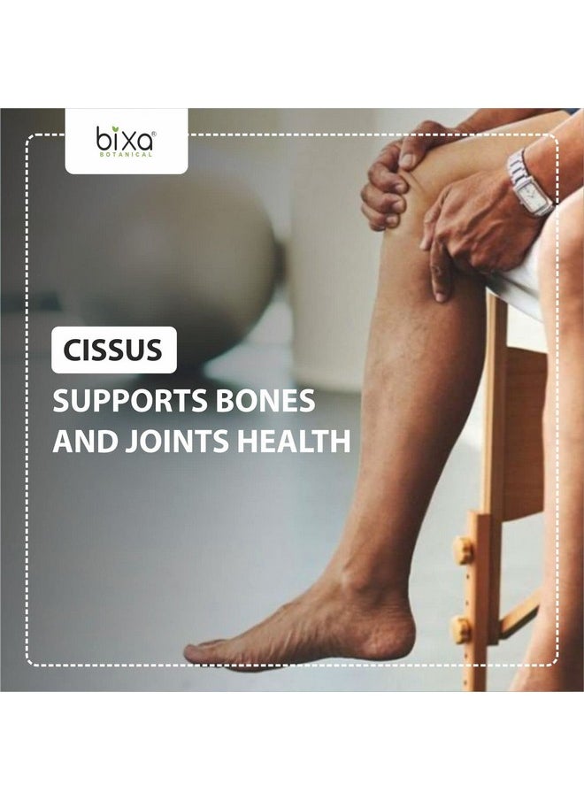 bixa BOTANICAL - Cissus Extract Ayurvedic Herb For Bone Tonic Herbal Supplement Veg Capsules 60 Count 450Mg - Image 1