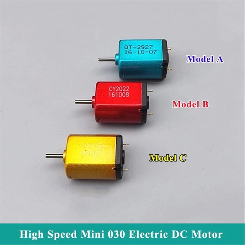 Model B Red Motor High Speed Carbon Brush DC 030 Motor 2 4V 3 2V 3 7V - Image 3